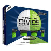Q-STAR TOUR DIVIDE Golf Balls - White/Green