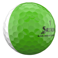 Q-STAR TOUR DIVIDE Golf Balls - White/Green