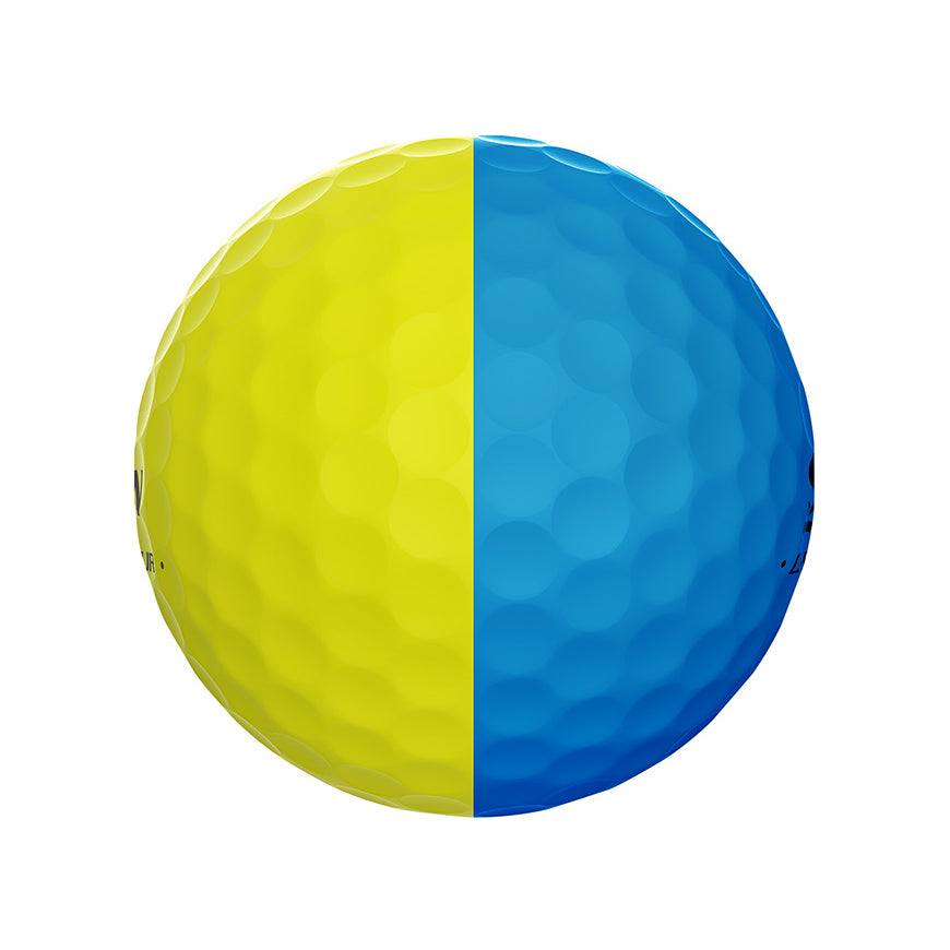 Q-STAR TOUR DIVIDE Golf Balls - Yellow/Blue