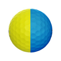 Q-STAR TOUR DIVIDE Golf Balls - Yellow/Blue