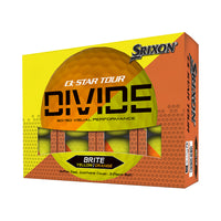 Q-STAR TOUR DIVIDE Golf Balls - Yellow/Orange