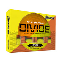 Q-STAR TOUR DIVIDE Golf Balls - Yellow/Orange