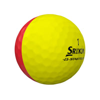 Q-STAR TOUR DIVIDE Golf Balls - Yellow/Red
