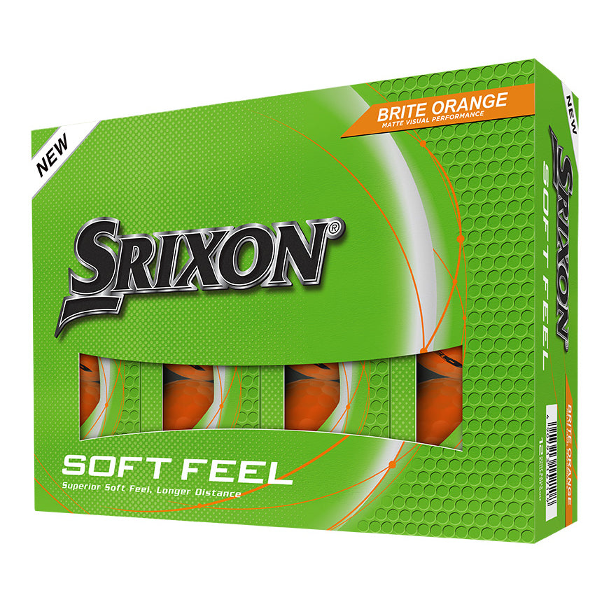 SOFT FEEL BRITE Golf Balls - Brite Orange – Dunlop Sports Canada