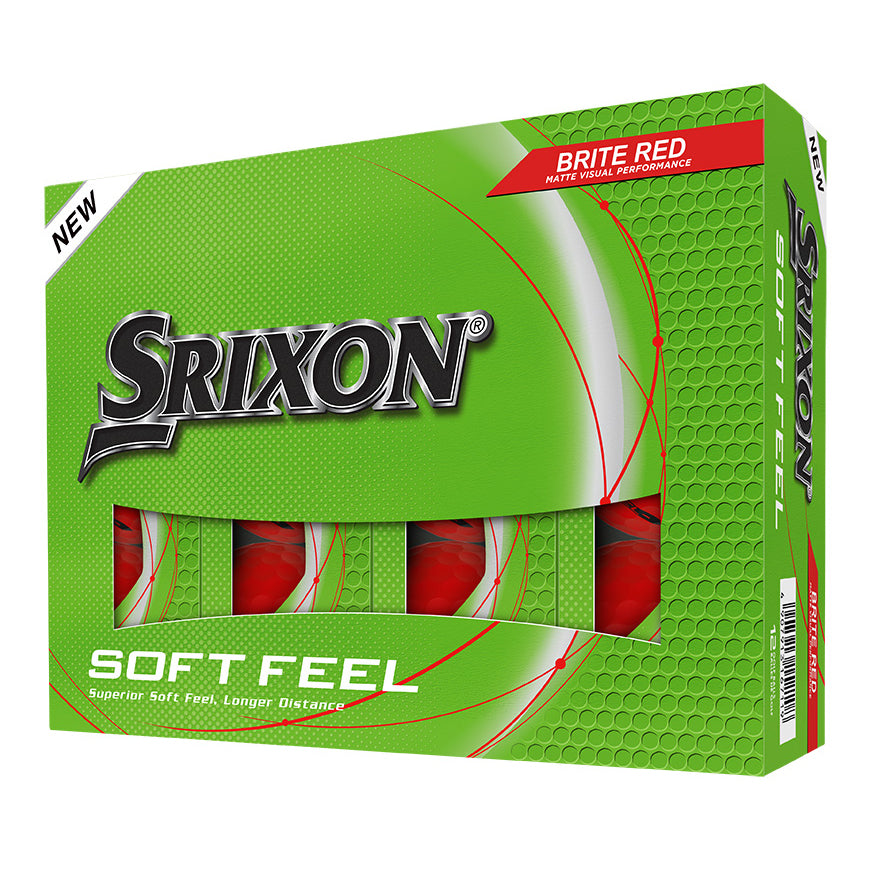 SOFT FEEL BRITE Golf Balls - Brite Red