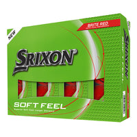 SOFT FEEL BRITE Golf Balls - Brite Red