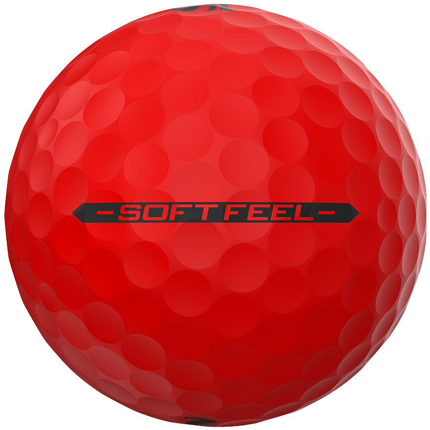 SOFT FEEL BRITE Golf Balls - Brite Red