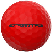 SOFT FEEL BRITE Golf Balls - Brite Red