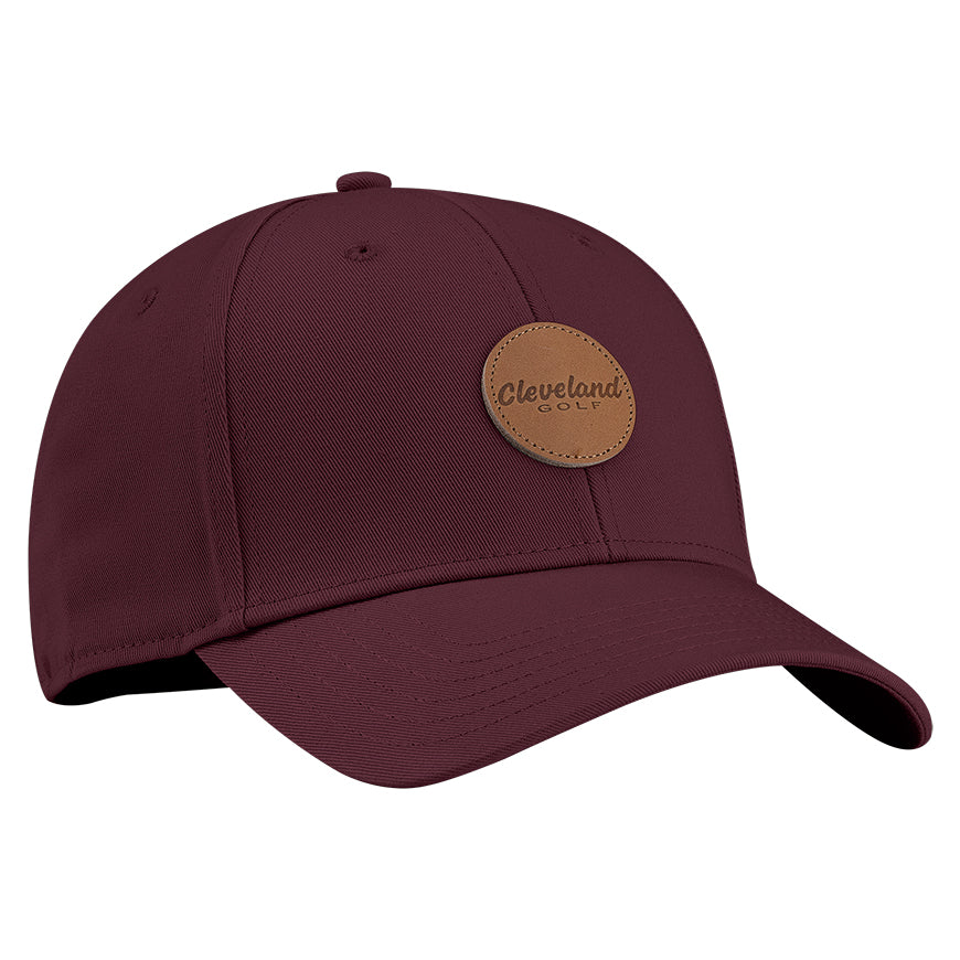 Casquette Cleveland Golf en cuir avec écusson