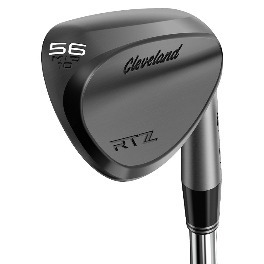 Custom RTZ Black Satin Wedge