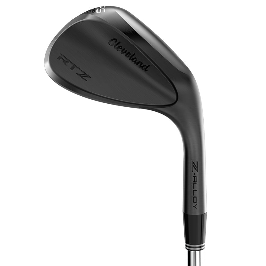 Custom RTZ Black Satin Wedge