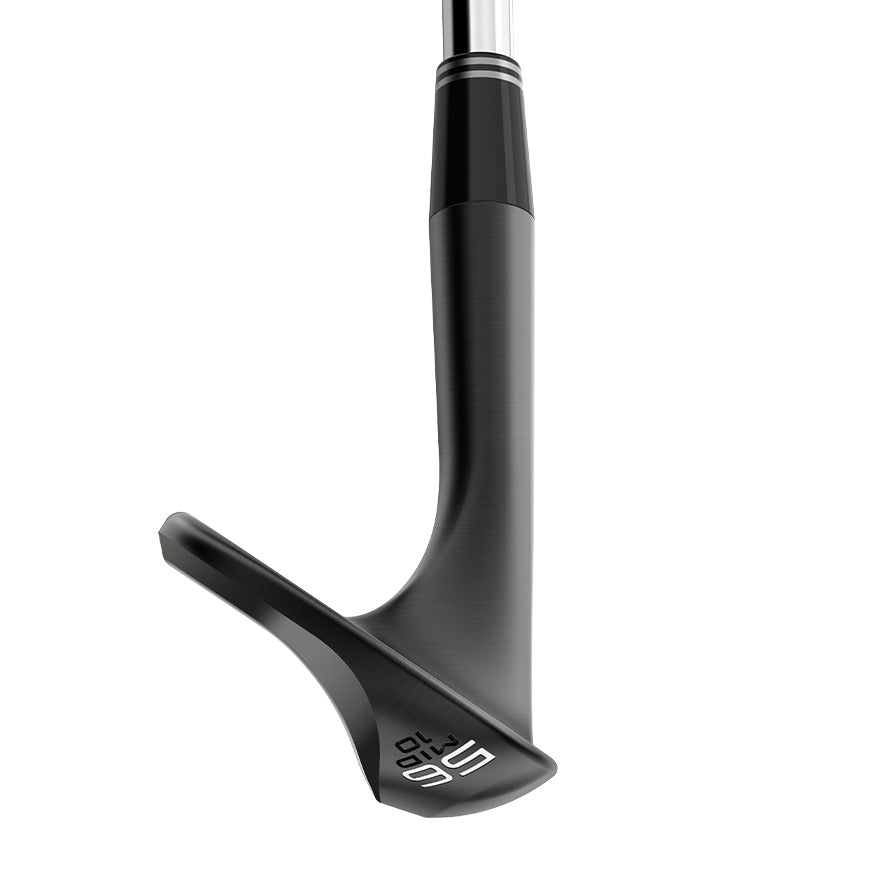 Custom RTZ Black Satin Wedge