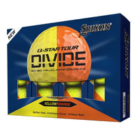 Q-STAR TOUR DIVIDE Golf Balls - Yellow/Orange