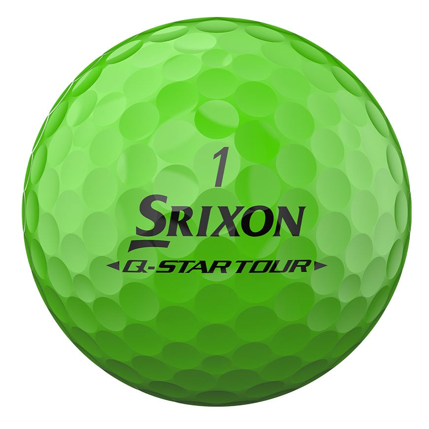 Q-STAR TOUR DIVIDE Golf Balls - White/Green