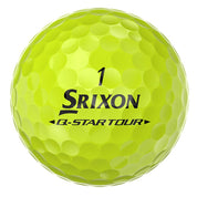 Q-STAR TOUR DIVIDE Golf Balls - Yellow/Red
