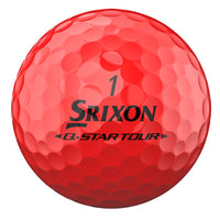 Q-STAR TOUR DIVIDE Golf Balls - Yellow/Red