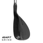 RTZ 2 Black Satin Wedge
