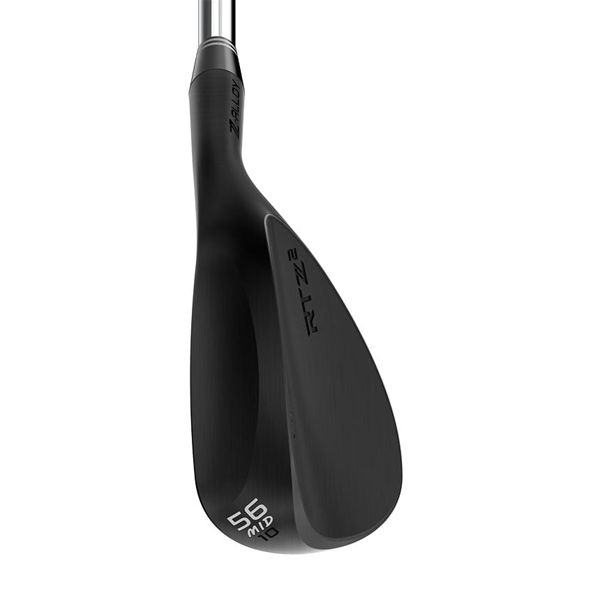 RTZ 2 Black Satin Wedge