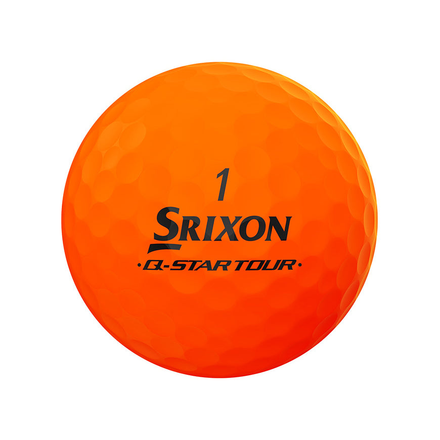 Q-STAR TOUR DIVIDE Golf Balls - Yellow/Orange