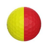 Q-STAR TOUR DIVIDE Golf Balls - Yellow/Red