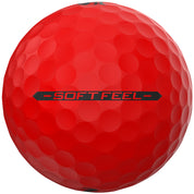 SOFT FEEL BRITE Golf Balls - Brite Red