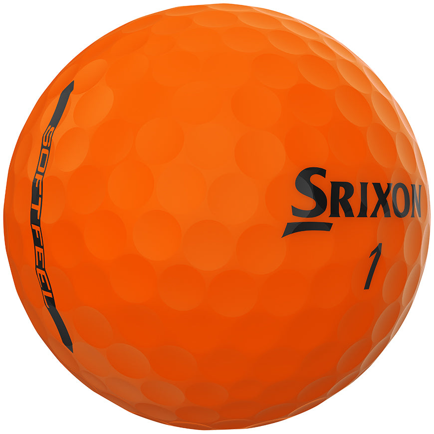 Srixon Soft Feel Brite Golf Balls - Brite Orange