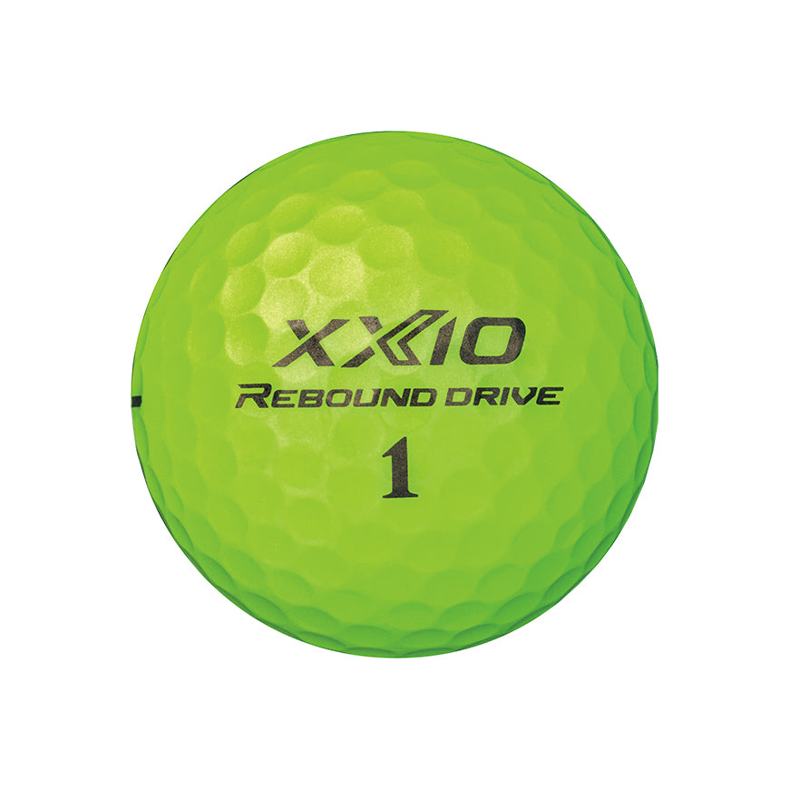 XXIO Rebound Drive Golf Balls - Premium Lime Yellow